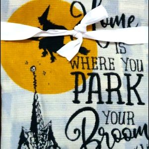Home is Where You Park Your Broom Kitchen Towels